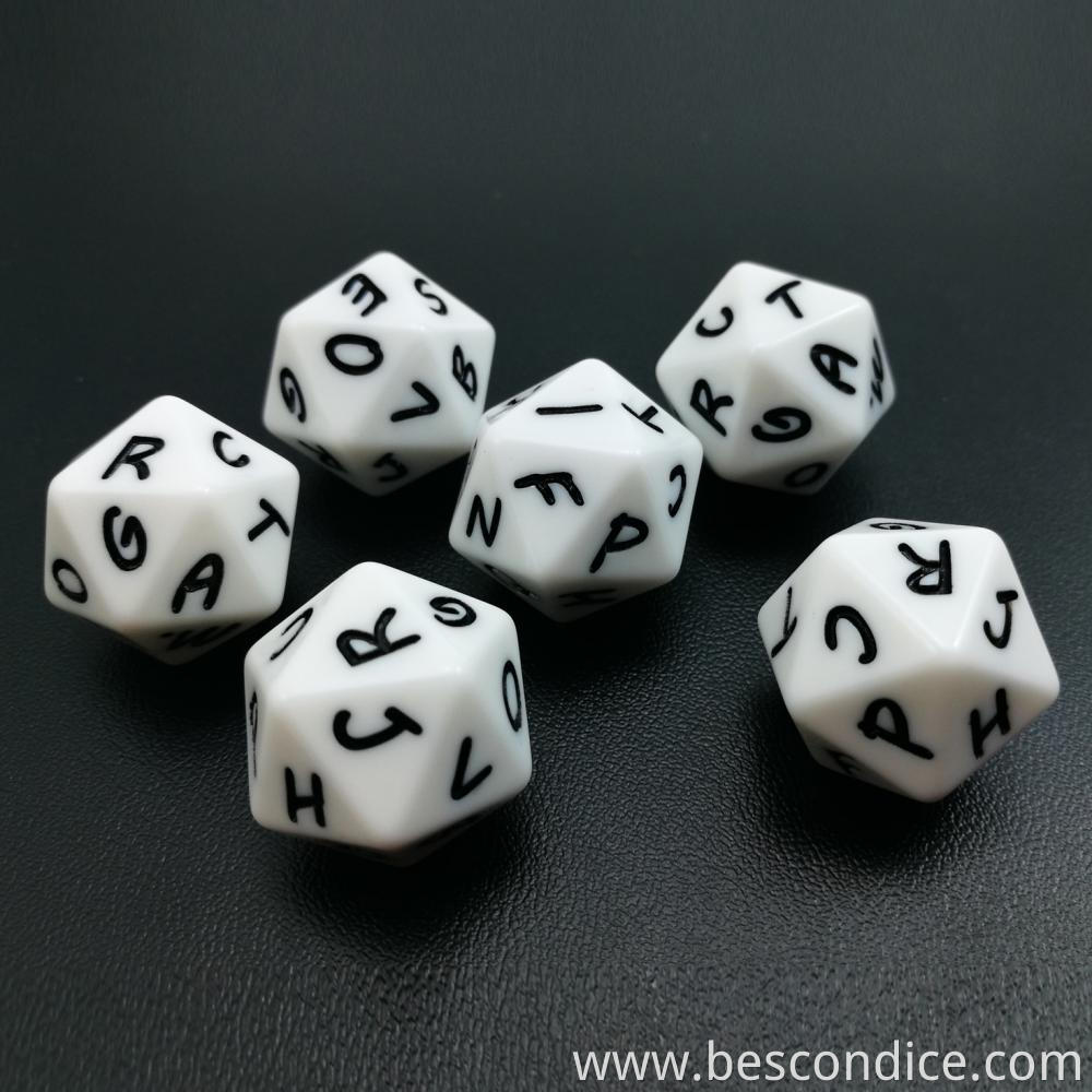 Alphabet Dice 20 Faces A T Uppercase 1 Alphabet Dice 20 Faces A T Uppercase 1